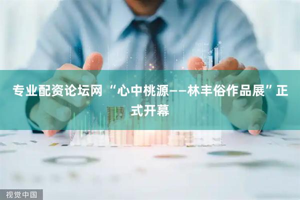 专业配资论坛网 “心中桃源——林丰俗作品展”正式开幕