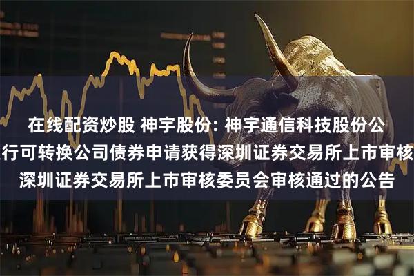 在线配资炒股 神宇股份: 神宇通信科技股份公司关于向不特定对象发行可转换公司债券申请获得深圳证券交易所上市审核委员会审核通过的公告