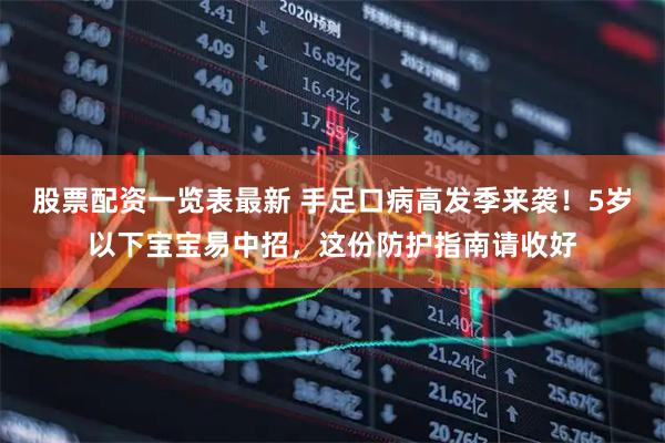股票配资一览表最新 手足口病高发季来袭!5岁以下宝宝易中招,这份防护指南请收好